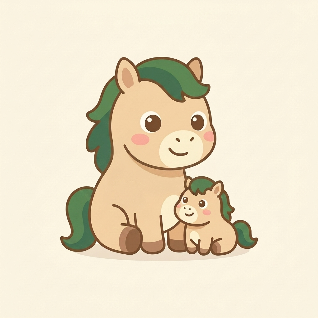 초록이 아빠와 초록이